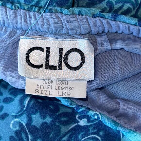 Vintage 90’s Layered Blue Floral Chiffon Long Skirt Size Large - Picture 10 of 11